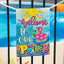 Bandera jardín doble cara 12x18pulg arpillera verano