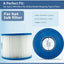 Filtros spa tipo VI para jacuzzi inflable 4.2x3.1pulg 8 pzas