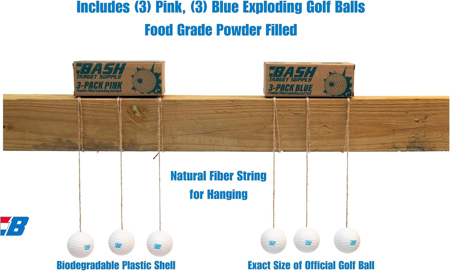Bolas de Golf Explotables para Práctica en Campo de Golf