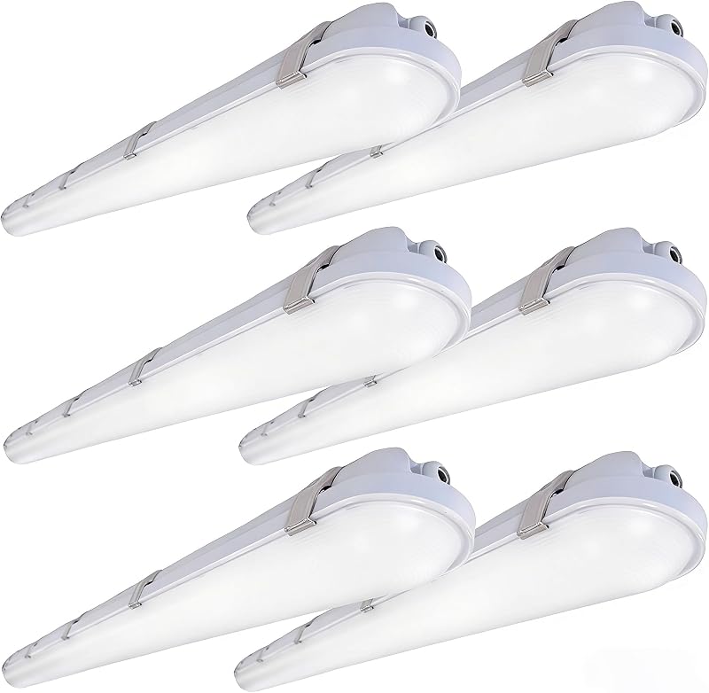 Luces LED vapor 4ft 6 Pzas 5000K IP65