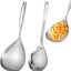 2 Cucharas Acero Inox 304 Coladora Pasta Freidora