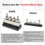 Bloque distribución energía 600A 4x3/8" M10 48V automóvil