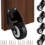 4 Ruedas Puerta 2pulg Madera Anti-hundimiento con Soporte