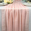 Camino mesa rosa bohemio gasa súper suave 10ft