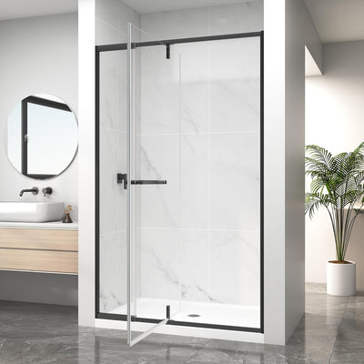 Puerta ducha vidrio sin marco 42-48pulg x72pulg nanorrevestimiento