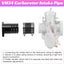 Kit adaptador manguera admisión motor Predator 301cc 420cc