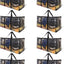 8 Pzas Bolsas Mudanza 97L PP con Cremalleras 28.7x13.7x15"