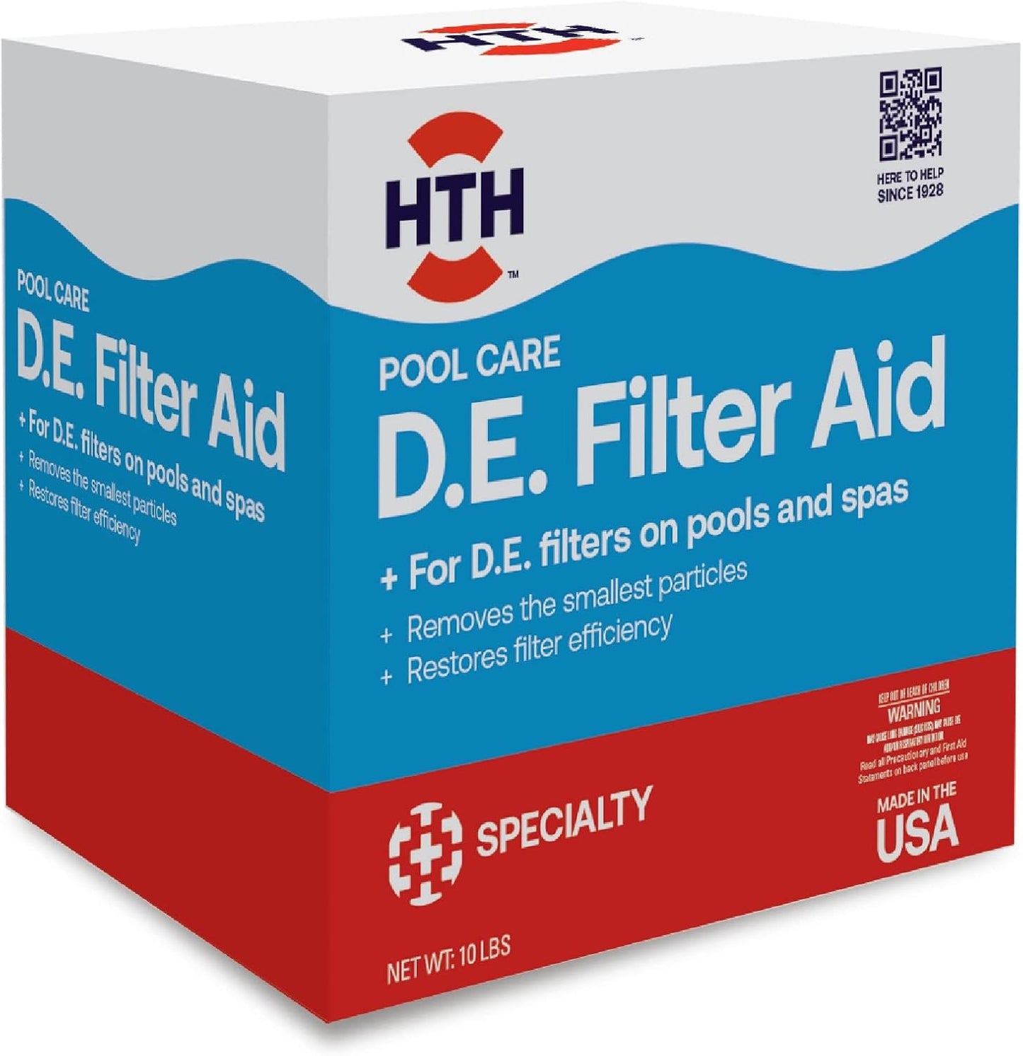 Filtro D.E. para piscina 10 libras mejora claridad