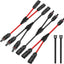 Set 2 pares conectores solares Y 1 a 2 paralelos 30A