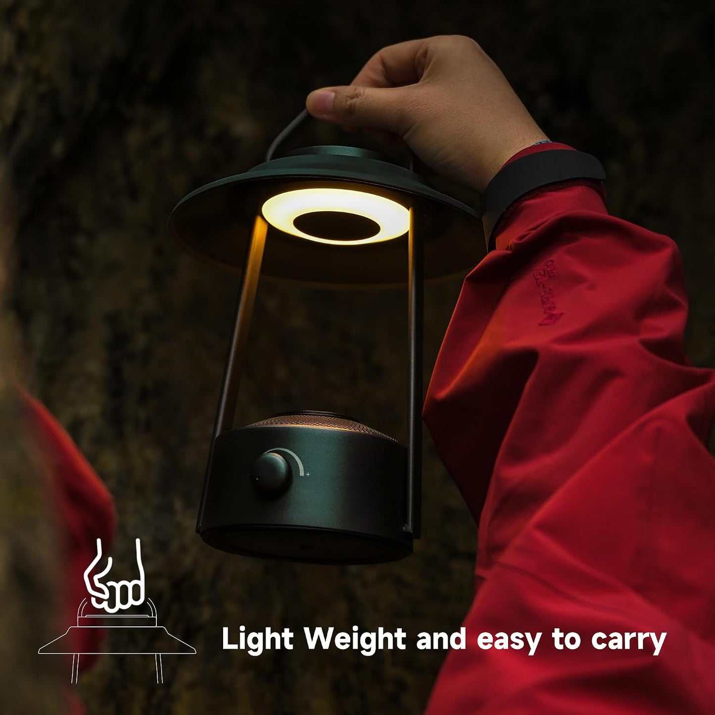 Linterna LED campamento recargable regulable