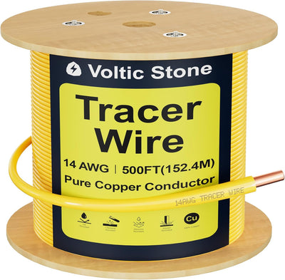 Cable trazador 14 AWG 100% cobre sólido resistente corrosión
