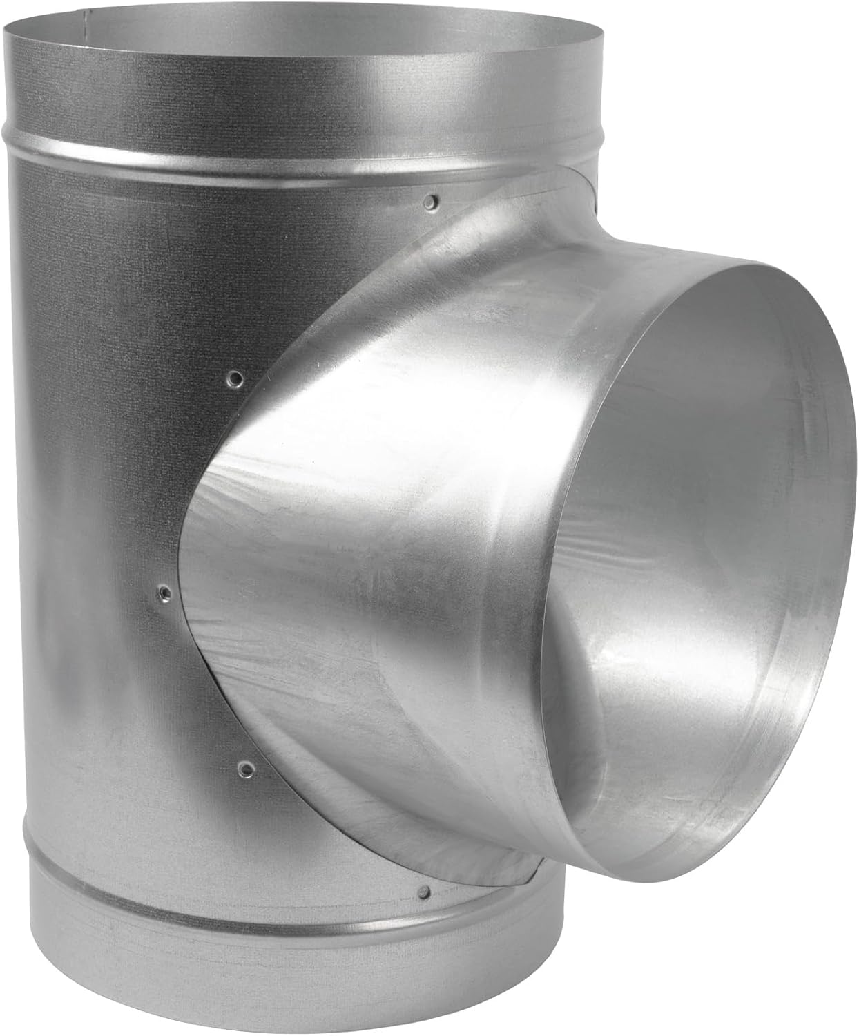 Conector T 8pulg adaptador manguera 3 vias