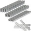 Grapas corona 1/4 pulg y clavos Brad 5/8 pulg galvanizados 1600uds