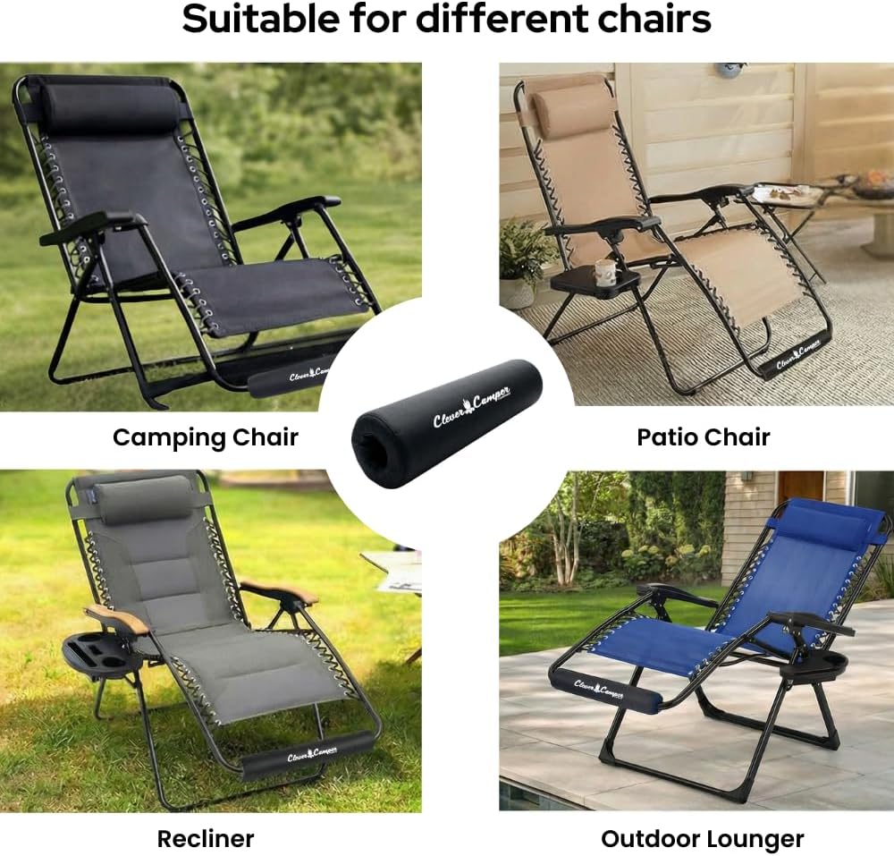 Cojín silla gravedad cero reposapiés 17.75"