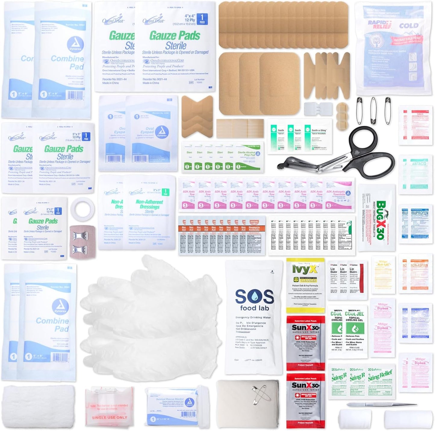 Kit primeros auxilios funda impermeable