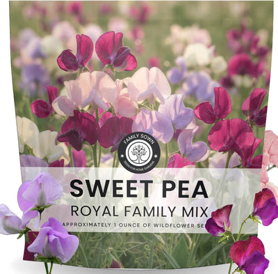 Semillas Sweet Pea Royal Family Mix 1oz