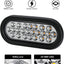 Luces estroboscópicas ovaladas 24 LED IP67 para remolque