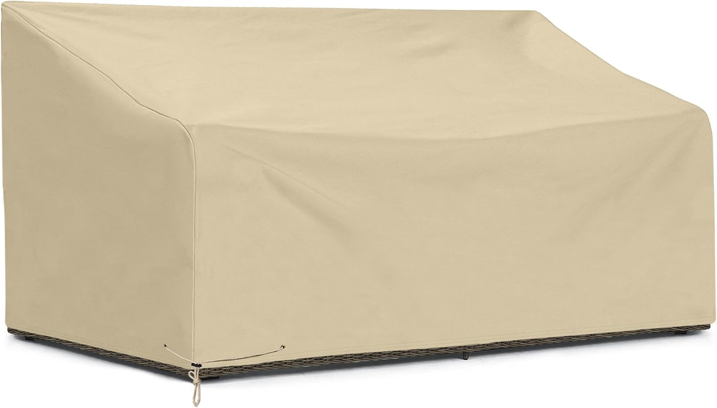 Funda sofá patio impermeable 80x39x32pulg