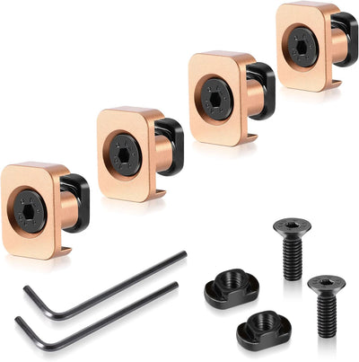 Guías cable interruptor presión pack 4 marrón