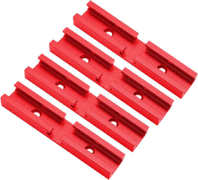 Kit T-Track rojo para carpintería accesorios aluminio