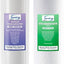 Pack repuesto filtro agua 2 etapas comp WGB22B-DS