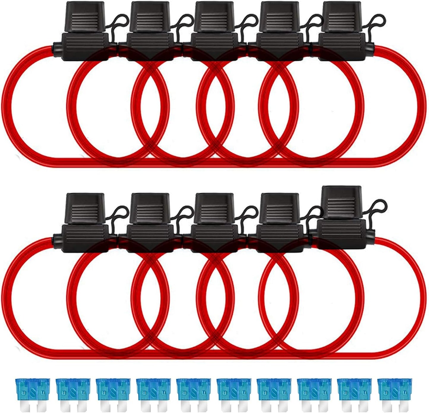 Portafusibles 12V ATC/ATO 15A pack 10
