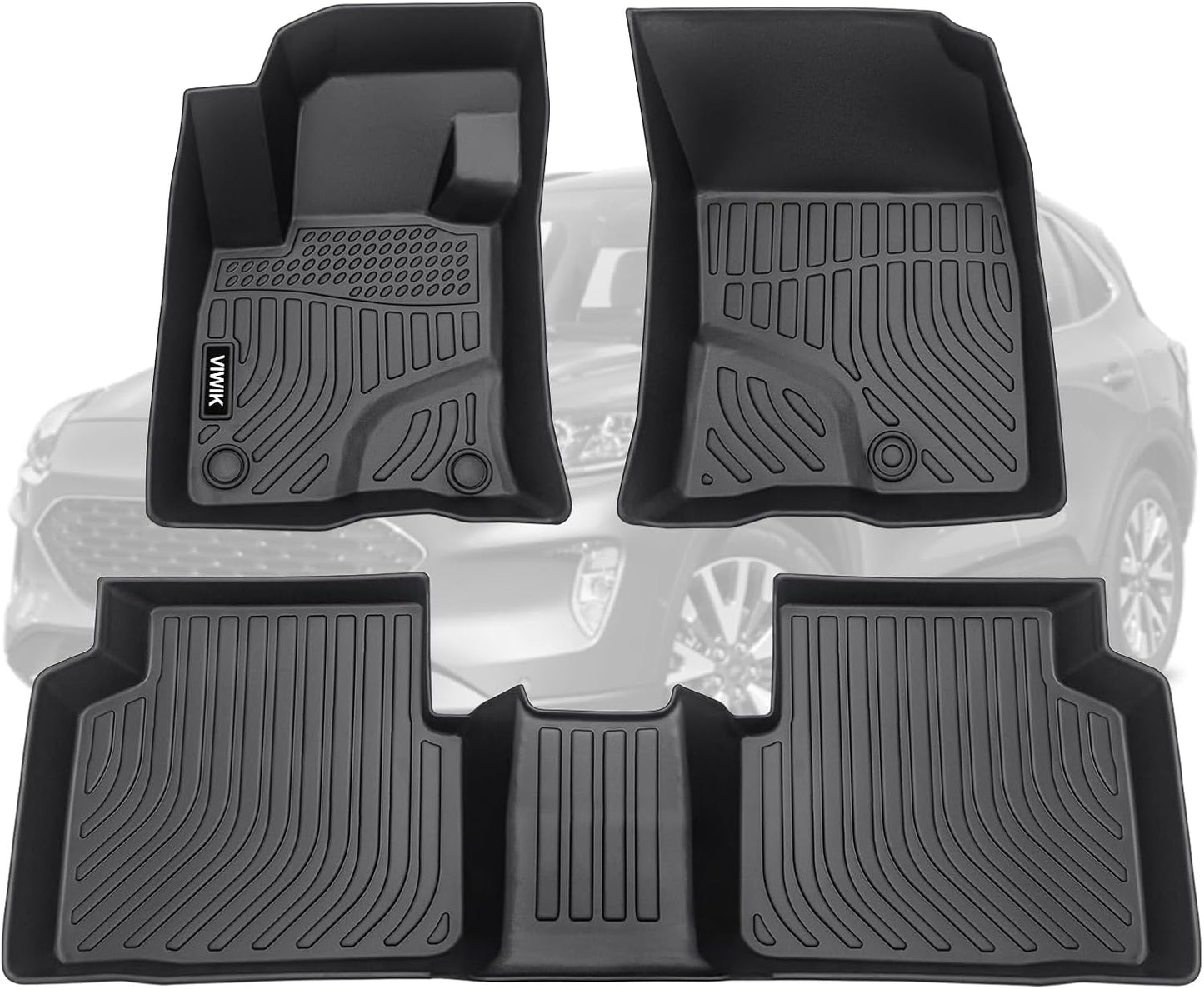 Alfombrillas Ford Escape no híbrido set completo TPE