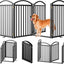 4 Paneles Valla Perros Metal Puerta 96" 36"