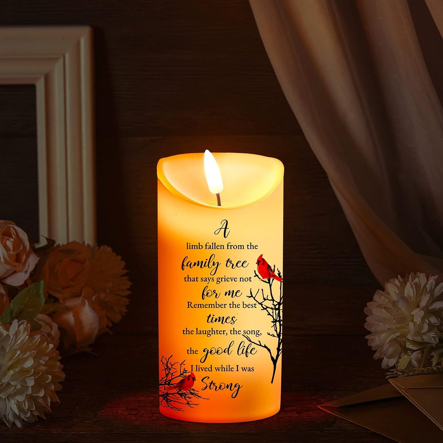 Velas LED conmemorativas para duelo batería