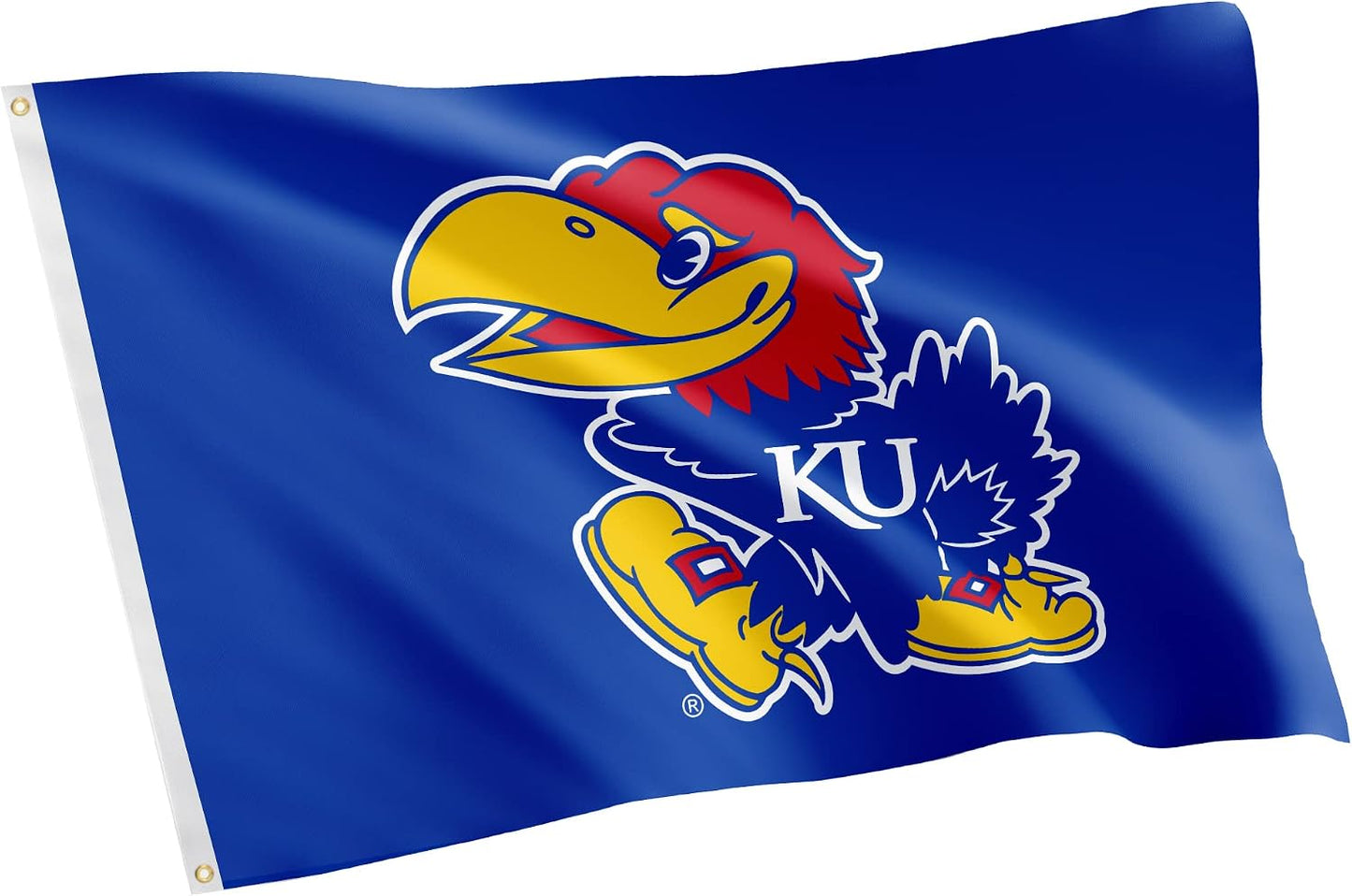 Bandera Jayhawks 3x5ft tela poliéster duradera