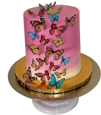 68 Pzas Mariposas Papel Comestible para Pasteles Cupcakes
