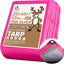 Lona polietileno 12mil 20x40pies rosa/plateada impermeable