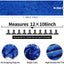 2 Pack Camino Mesa Lentejuelas Azul Real Brillante