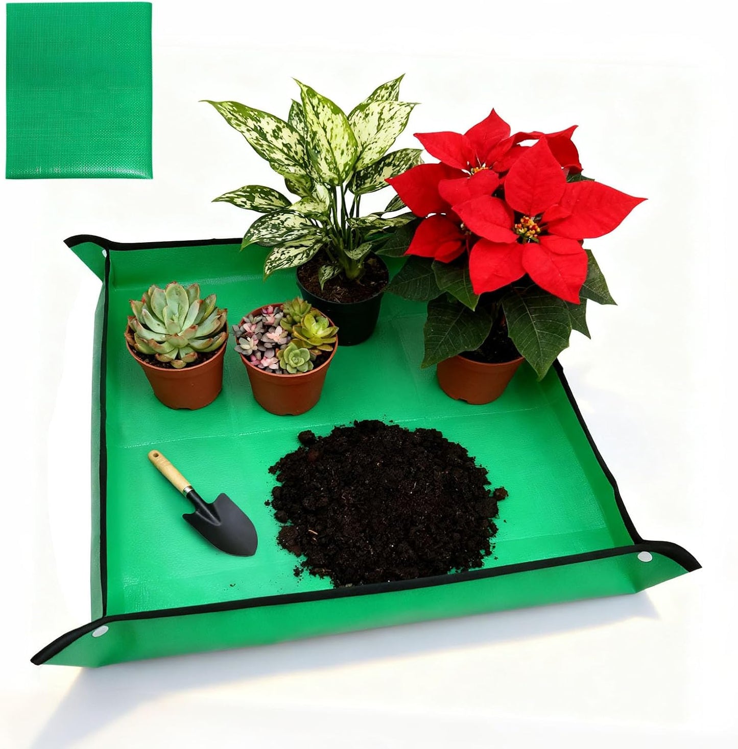 Tapete trasplante 26x26pulg para plantas suculentas impermeable