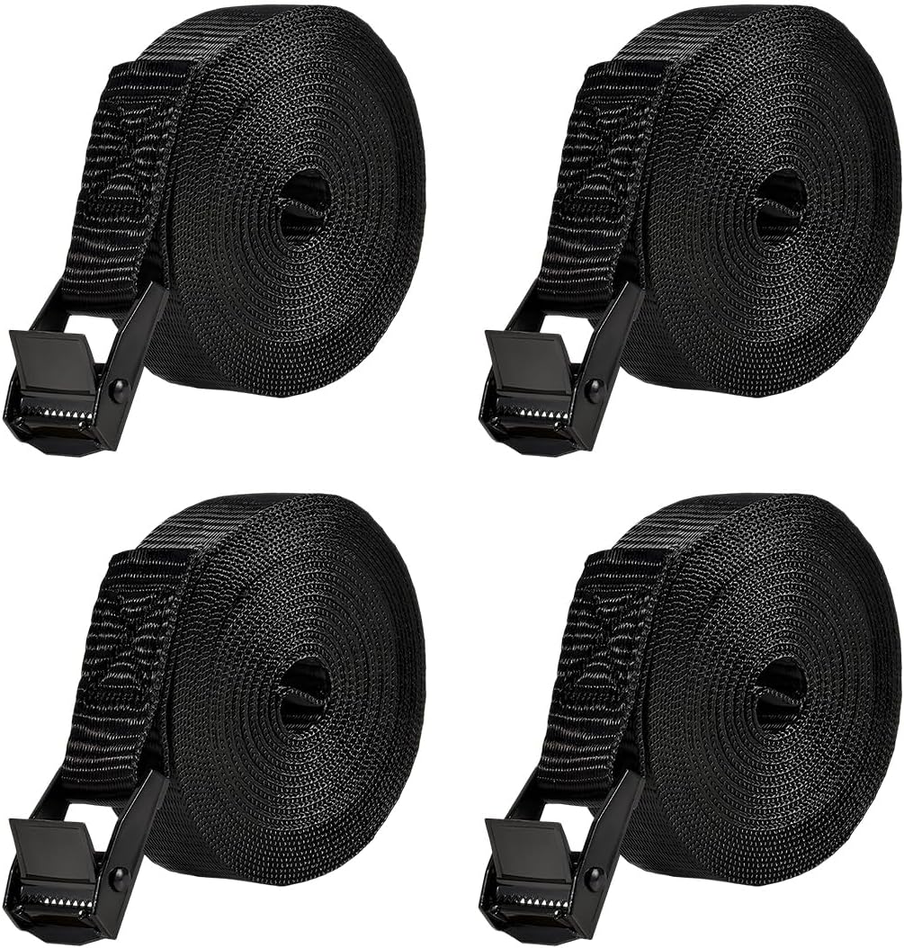 4 Correas Amarre 13.1x1pulg Hebilla Motocicleta