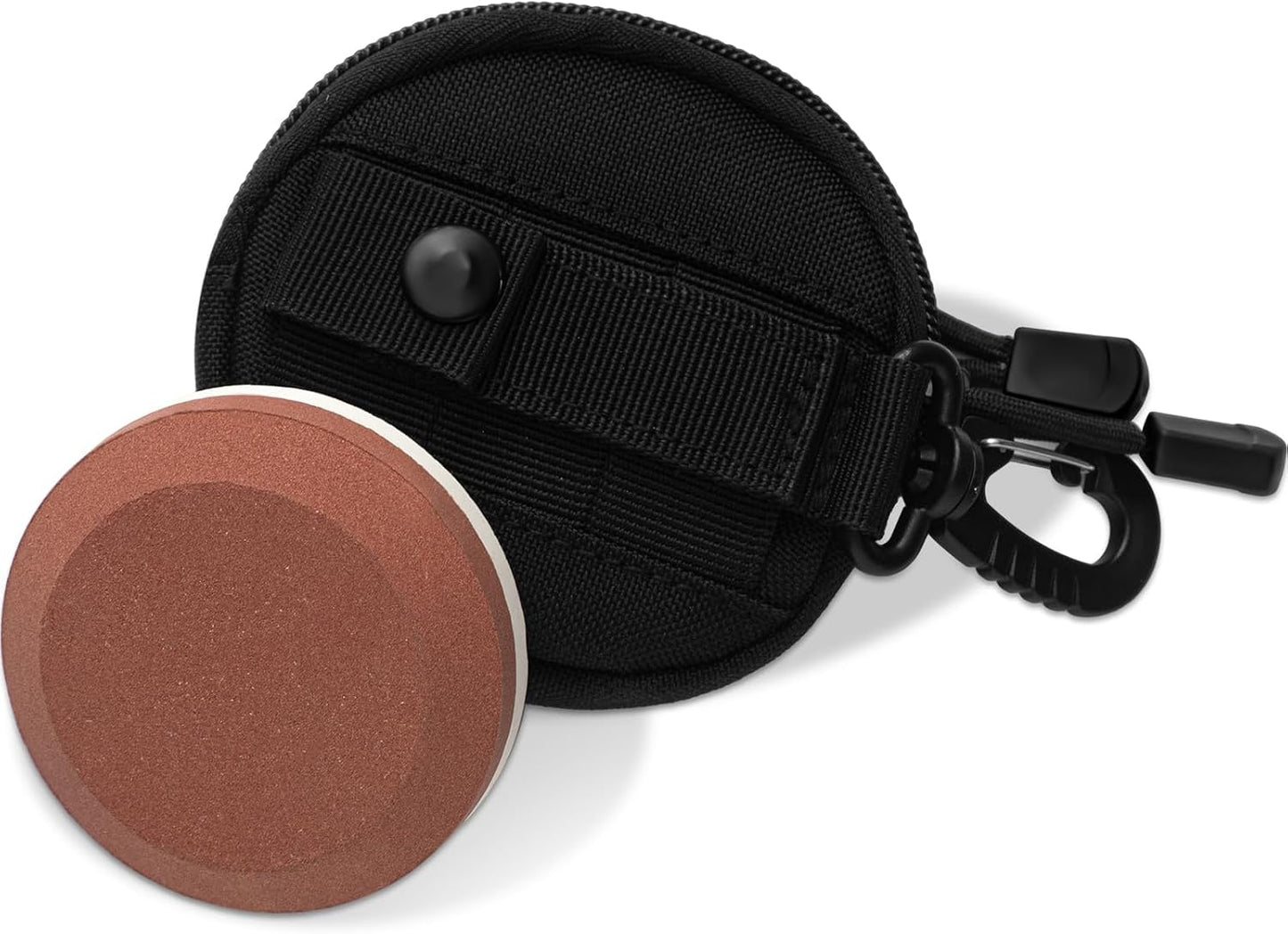 Afilador hacha doble grano 180/320 con bolsa 2 pzas