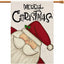 Banderas Navidad 28x40pulg Doble Cara Papá Noel Exterior