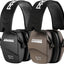 Orejeras protección oídos pack 2 NRR 26dB caza negro marrón