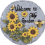Piedras de abejas de girasol decorativas para jardín y hogar