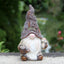 Estatua gnomo decoración jardín y hogar color madera