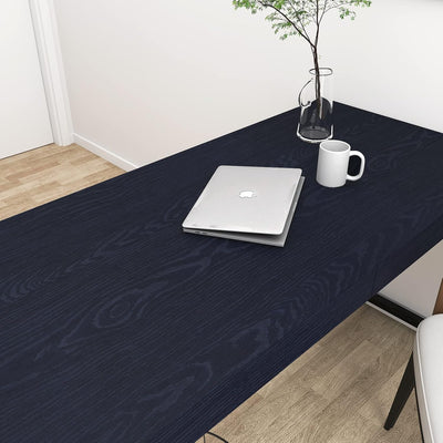Papel contacto madera 17.7x200pulg azul marino dormitorio