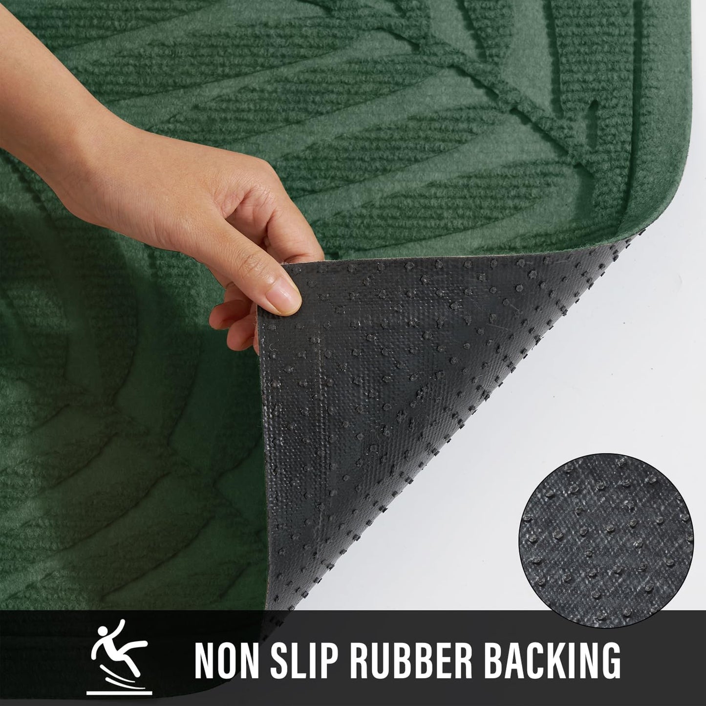Tapete puerta absorbente antiderrap 29x17"
