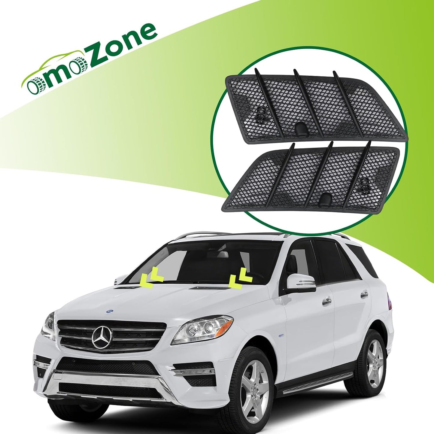 Cubiertas rejilla aire comp Mercedes W164 ML GL