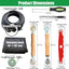 Kit reparación pantalla malla puerta 48x118pulg