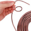 Alambre bonsái anodizado marrón 98ft 0.157pulg