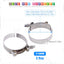 2 Abrazaderas Manguera Acero Inox T 2.756-3.150pulg