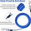 Cable amarre perro 15ft correa cadena reflectante exteriores