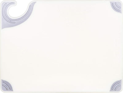 Tabla cortar Saf-T-Grip Co-Polymer Blanco