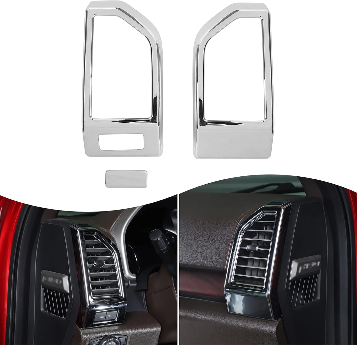 Accesorios Interiores para Ford F-150 de Cuero y Aluminio