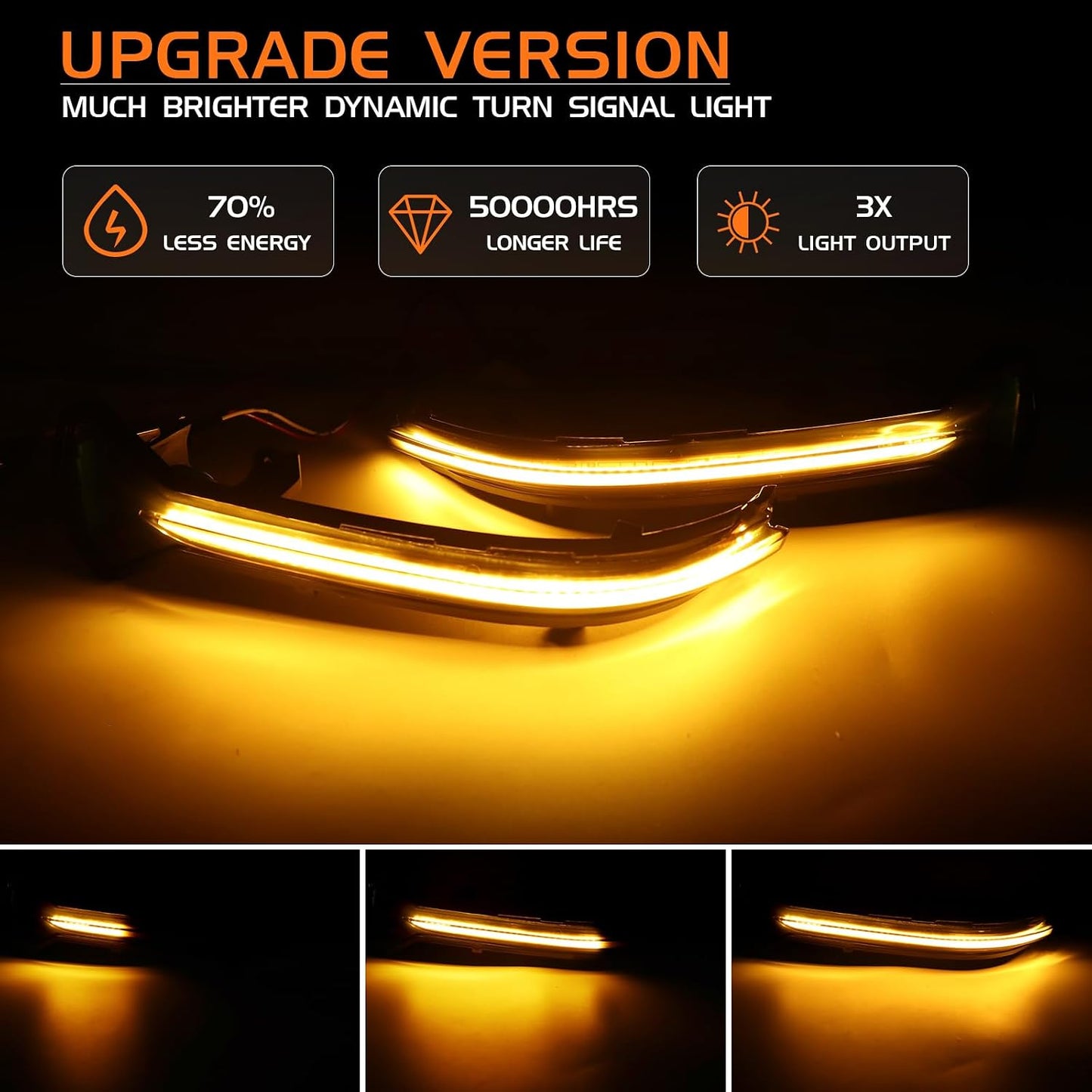 Luces intermitentes LED ámbar BMW Serie 5 6 7 8 3 G38 G30